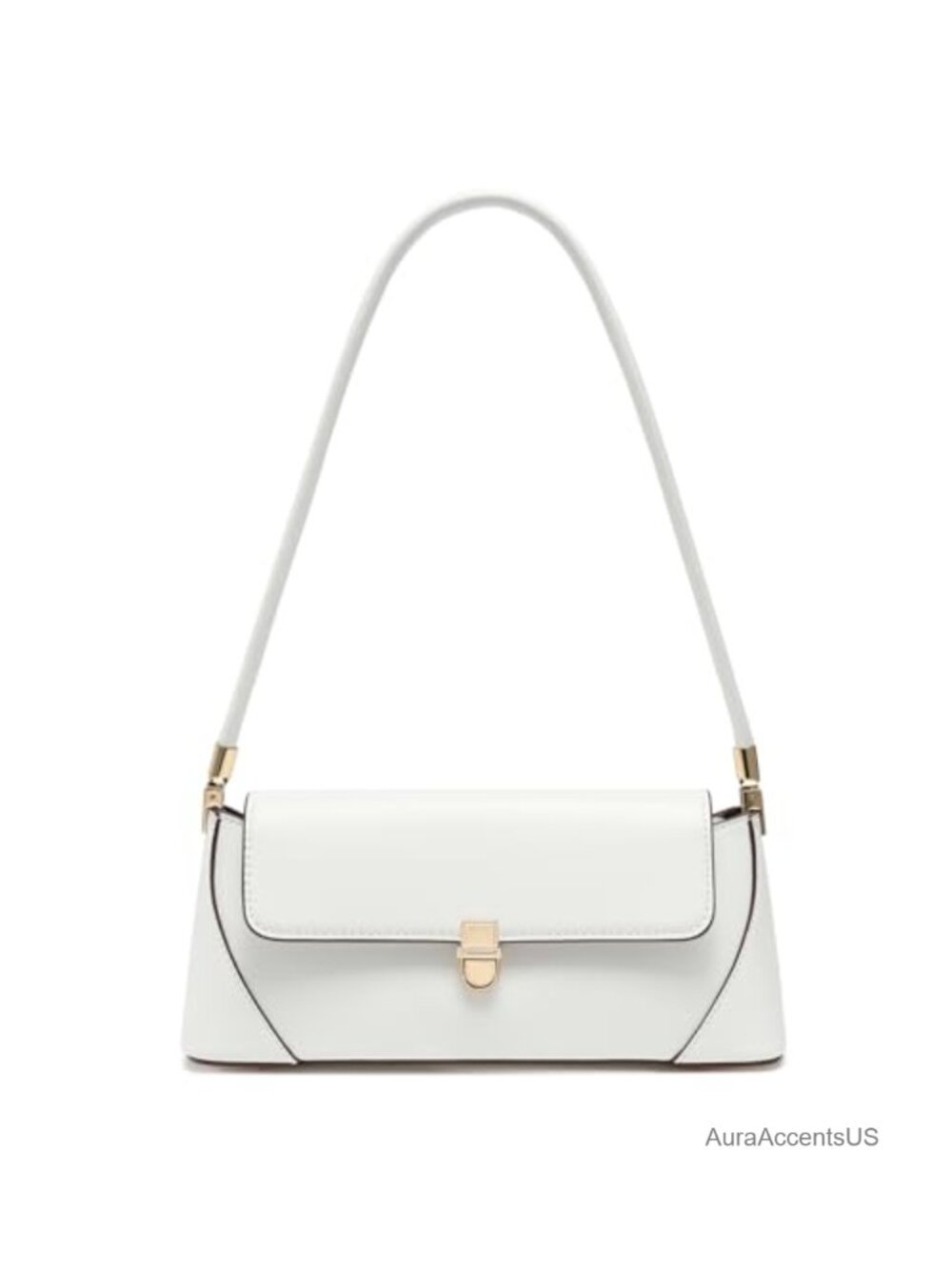 Vintage PU Leather Small Shoulder Bag Retro Mini Purse with Zipper